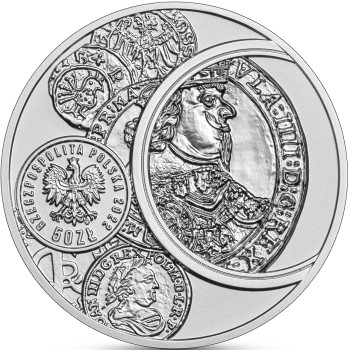 Awers monety 50-złotowej z okazji XVI Międzynarodowego Kongresu Numizmatycznego